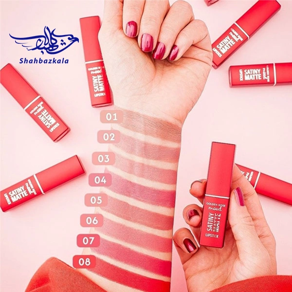 رژ لب ساتینی گلدن رز